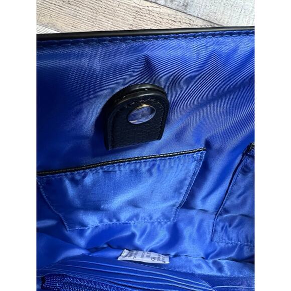 Piper Noble Leopard LARGE Organizer Laptop Crossbody Wallet Handbag Clutch - Picture 8 of 9